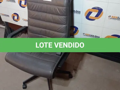 LOTE 549 - 01 CADEIRA DE ESCRITÓRIO. (NO ESTADO EM QUE SE ENCONTRA. SUJEITO A AVARIAS OCULTAS/VISÍVEIS.)