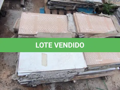 LOTE 058 - APROXIMADAMENTE 23,40 M² GLACIER WHITE BRILHANTE 30X60CM RET -PORTOBELLO. (NO ESTADO EM QUE SE ENCONTRA. SUJEITO A AVARIAS OCULTAS/VISÍVEIS.)