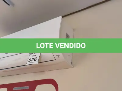 LOTE 026 - 01 AR CONDICIONADO DUAL INVERTE MARCA LG 22.000BTUS. (RETIRADA POR CONTA DO ARREMATANTE) (NO ESTADO) ATENÇÃO! FAZER A VISITAÇÃO ANTES DE ARREMATAR, NÃO SABEMOS SE FUNCIONA. LEILÃO NÃO TEM GARANTIA E NEM DEVOLUÇÃO, SUJEITO A POSSÍVEIS AVARIAS VISÍVEIS/OCULTAS E/OU AUSÊNCIA DE COMPONENTES.