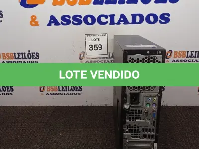 LOTE 359 - 01 CPU HP SEM MEMÓRIA 2UA41615TN. (NO ESTADO EM QUE SE ENCONTRA. SUJEITO A AVARIAS OCULTAS/VISÍVEIS.)