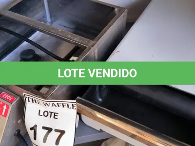 LOTE 177 - 01 BANHO MARIA PEQUENO E 01 GAVETA PARA ARMAZENAR CAFÉ. (NO ESTADO) ATENÇÃO! FAZER A VISITAÇÃO ANTES DE ARREMATAR, NÃO SABEMOS SE FUNCIONA. LEILÃO NÃO TEM GARANTIA E NEM DEVOLUÇÃO, SUJEITO A POSSÍVEIS AVARIAS VISÍVEIS/OCULTAS E/OU AUSÊNCIA DE COMPONENTES.
