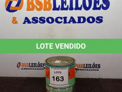 LOTE 163 - 01 LATA DE TINTA ESMALTE PARA MADEIRA E METAIS SUVINIL BRILHANTE PLATINA 3,6LITROS. (NO ESTADO) ATENÇÃO! FAZER A VISITAÇÃO ANTES DE ARREMATAR, NÃO SABEMOS SE FUNCIONA. LEILÃO NÃO TEM GARANTIA E NEM DEVOLUÇÃO, SUJEITO A POSSÍVEIS AVARIAS VISÍVEIS/OCULTAS E/OU AUSÊNCIA DE COMPONENTES.