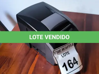 LOTE 164 - 01 IMPRESSORA TÉRMICA BEMATECH. (NO ESTADO) ATENÇÃO! FAZER A VISITAÇÃO ANTES DE ARREMATAR, NÃO SABEMOS SE FUNCIONA. LEILÃO NÃO TEM GARANTIA E NEM DEVOLUÇÃO, SUJEITO A POSSÍVEIS AVARIAS VISÍVEIS/OCULTAS E/OU AUSÊNCIA DE COMPONENTES.