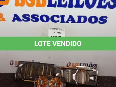 LOTE 095 - 03 PLACAS DE VÍDEO. (NO ESTADO) ATENÇÃO! FAZER A VISITAÇÃO ANTES DE ARREMATAR, NÃO SABEMOS SE FUNCIONA. LEILÃO NÃO TEM GARANTIA E NEM DEVOLUÇÃO, SUJEITO A POSSÍVEIS AVARIAS VISÍVEIS/OCULTAS E/OU AUSÊNCIA DE COMPONENTES.