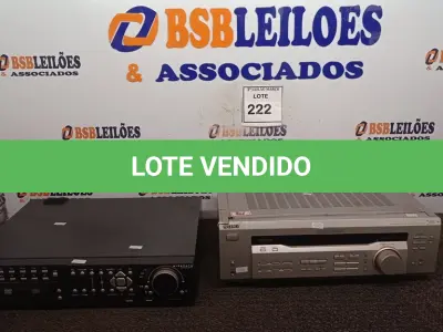 LOTE 222 - 01 DVR 16 CANAIS E 01 RECEVEIR SONY.  (NO ESTADO) ATENÇÃO! FAZER A VISITAÇÃO ANTES DE ARREMATAR, NÃO SABEMOS SE FUNCIONA. LEILÃO NÃO TEM GARANTIA E NEM DEVOLUÇÃO, SUJEITO A POSSÍVEIS AVARIAS VISÍVEIS/OCULTAS E/OU AUSÊNCIA DE COMPONENTES.