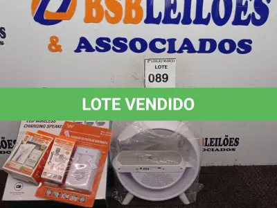 LOTE 089 - 01 CAIXA COM CARREGADOR WIRELESS, 01 TORNEIRA EXTENSORA E 01 COMPANHIA. (NO ESTADO) ATENÇÃO! FAZER A VISITAÇÃO ANTES DE ARREMATAR, NÃO SABEMOS SE FUNCIONA. LEILÃO NÃO TEM GARANTIA E NEM DEVOLUÇÃO, SUJEITO A POSSÍVEIS AVARIAS VISÍVEIS/OCULTAS E/OU AUSÊNCIA DE COMPONENTES.