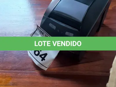 LOTE 164 - 01 IMPRESSORA TÉRMICA BEMATECH. (NO ESTADO) ATENÇÃO! FAZER A VISITAÇÃO ANTES DE ARREMATAR, NÃO SABEMOS SE FUNCIONA. LEILÃO NÃO TEM GARANTIA E NEM DEVOLUÇÃO, SUJEITO A POSSÍVEIS AVARIAS VISÍVEIS/OCULTAS E/OU AUSÊNCIA DE COMPONENTES.