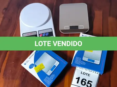 LOTE 165 - 04 BALANÇAS DE PRECISÃO. (NO ESTADO) ATENÇÃO! FAZER A VISITAÇÃO ANTES DE ARREMATAR, NÃO SABEMOS SE FUNCIONA. LEILÃO NÃO TEM GARANTIA E NEM DEVOLUÇÃO, SUJEITO A POSSÍVEIS AVARIAS VISÍVEIS/OCULTAS E/OU AUSÊNCIA DE COMPONENTES.