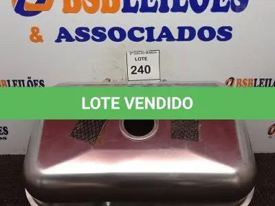 LOTE 240 - 01 CUBA INOX N2 ACO 430 3.1/2 56X34X14 MARCA FABRINOX (NOVO). (NO ESTADO) ATENÇÃO! FAZER A VISITAÇÃO ANTES DE ARREMATAR, NÃO SABEMOS SE FUNCIONA. LEILÃO NÃO TEM GARANTIA E NEM DEVOLUÇÃO, SUJEITO A POSSÍVEIS AVARIAS VISÍVEIS/OCULTAS E/OU AUSÊNCIA DE COMPONENTES.