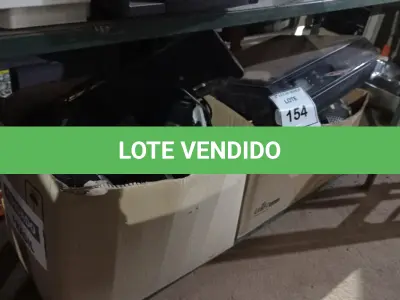 LOTE 154 - 01 LOTE COM IMPRESSORA, ESTABILIZADORES, TECLADOS, FURADORES DE PAPEL E CAIXAS DE SOM PARA COMPUTADORES. (NO ESTADO) ATENÇÃO! FAZER A VISITAÇÃO ANTES DE ARREMATAR, NÃO SABEMOS SE FUNCIONA. LEILÃO NÃO TEM GARANTIA E NEM DEVOLUÇÃO, SUJEITO A POSSÍVEIS AVARIAS VISÍVEIS/OCULTAS E/OU AUSÊNCIA DE COMPONENTES.