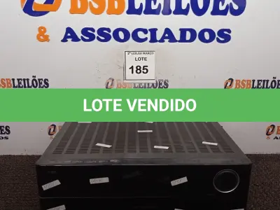 LOTE 185 - 01 RECEIVER HERMAN KARDON 110VOLTS.  (NO ESTADO) ATENÇÃO! FAZER A VISITAÇÃO ANTES DE ARREMATAR, NÃO SABEMOS SE FUNCIONA. LEILÃO NÃO TEM GARANTIA E NEM DEVOLUÇÃO, SUJEITO A POSSÍVEIS AVARIAS VISÍVEIS/OCULTAS E/OU AUSÊNCIA DE COMPONENTES.