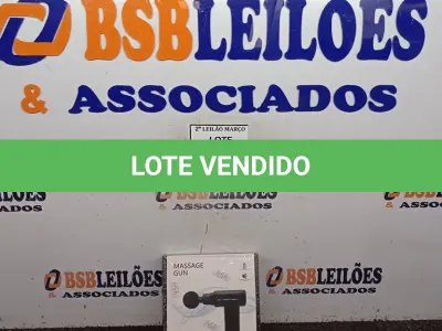 LOTE 098 - 01 MASSAGEADOR PORTÁTIL (NO ESTADO) ATENÇÃO! FAZER A VISITAÇÃO ANTES DE ARREMATAR, NÃO SABEMOS SE FUNCIONA. LEILÃO NÃO TEM GARANTIA E NEM DEVOLUÇÃO, SUJEITO A POSSÍVEIS AVARIAS VISÍVEIS/OCULTAS E/OU AUSÊNCIA DE COMPONENTES.
