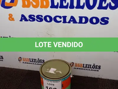 LOTE 163 - 01 LATA DE TINTA ESMALTE PARA MADEIRA E METAIS SUVINIL BRILHANTE PLATINA 3,6LITROS. (NO ESTADO) ATENÇÃO! FAZER A VISITAÇÃO ANTES DE ARREMATAR, NÃO SABEMOS SE FUNCIONA. LEILÃO NÃO TEM GARANTIA E NEM DEVOLUÇÃO, SUJEITO A POSSÍVEIS AVARIAS VISÍVEIS/OCULTAS E/OU AUSÊNCIA DE COMPONENTES.