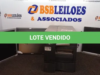 LOTE 121 - 03 MONITORES SEM PÉ E 01 IMPRESSORA TÉRMICA PARA ETIQUETAS SEBRA ZM 400.  (NO ESTADO) ATENÇÃO! FAZER A VISITAÇÃO ANTES DE ARREMATAR, NÃO SABEMOS SE FUNCIONA. LEILÃO NÃO TEM GARANTIA E NEM DEVOLUÇÃO, SUJEITO A POSSÍVEIS AVARIAS VISÍVEIS/OCULTAS E/OU AUSÊNCIA DE COMPONENTES.