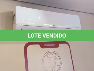 LOTE 131 - 01 AR CONDICIONADO DUAL INVERTE MARCA LG 22.000BTUS. (NO ESTADO) ATENÇÃO! FAZER A VISITAÇÃO ANTES DE ARREMATAR, NÃO SABEMOS SE FUNCIONA. LEILÃO NÃO TEM GARANTIA E NEM DEVOLUÇÃO, SUJEITO A POSSÍVEIS AVARIAS VISÍVEIS/OCULTAS E/OU AUSÊNCIA DE COMPONENTES.