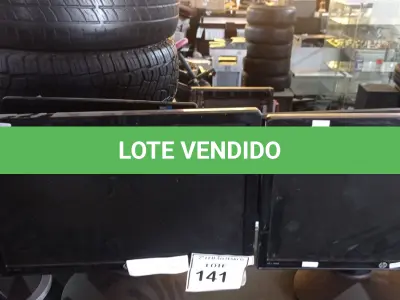LOTE 141 - 05 MONITORES LCD COM AVARIAS MARCAS E MODELOS DIVERSOS. (NO ESTADO) ATENÇÃO! FAZER A VISITAÇÃO ANTES DE ARREMATAR, NÃO SABEMOS SE FUNCIONA. LEILÃO NÃO TEM GARANTIA E NEM DEVOLUÇÃO, SUJEITO A POSSÍVEIS AVARIAS VISÍVEIS/OCULTAS E/OU AUSÊNCIA DE COMPONENTES.