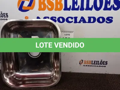 LOTE 152 - 01 CUBA EM AÇO INOX MARCA FABRINOX 400X340X140MM(NOVO). (NO ESTADO) ATENÇÃO! FAZER A VISITAÇÃO ANTES DE ARREMATAR, NÃO SABEMOS SE FUNCIONA. LEILÃO NÃO TEM GARANTIA E NEM DEVOLUÇÃO, SUJEITO A POSSÍVEIS AVARIAS VISÍVEIS/OCULTAS E/OU AUSÊNCIA DE COMPONENTES.