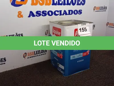 LOTE 155 - 01 LATA DE TINTA DIATEX IQUINE BASE P (NO ESTADO) ATENÇÃO! FAZER A VISITAÇÃO ANTES DE ARREMATAR, NÃO SABEMOS SE FUNCIONA. LEILÃO NÃO TEM GARANTIA E NEM DEVOLUÇÃO, SUJEITO A POSSÍVEIS AVARIAS VISÍVEIS/OCULTAS E/OU AUSÊNCIA DE COMPONENTES.