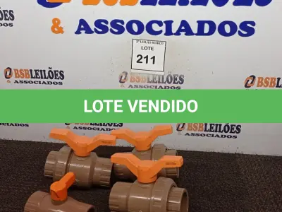 LOTE 211 - 04 REGISTROS ESFERA MARCA TIGRE. (NOVO) (NO ESTADO) ATENÇÃO! FAZER A VISITAÇÃO ANTES DE ARREMATAR, NÃO SABEMOS SE FUNCIONA. LEILÃO NÃO TEM GARANTIA E NEM DEVOLUÇÃO, SUJEITO A POSSÍVEIS AVARIAS VISÍVEIS/OCULTAS E/OU AUSÊNCIA DE COMPONENTES.