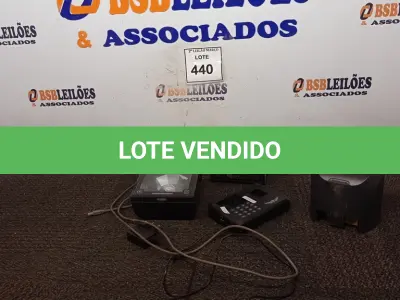 LOTE 440 - 03 LEITORES DE CÓDIGO DE BARRAS P/ MESA E 01 RELÓGIO DE PONTO. (NO ESTADO) ATENÇÃO! FAZER A VISITAÇÃO ANTES DE ARREMATAR, NÃO SABEMOS SE FUNCIONA. LEILÃO NÃO TEM GARANTIA E NEM DEVOLUÇÃO, SUJEITO A POSSÍVEIS AVARIAS VISÍVEIS/OCULTAS E/OU AUSÊNCIA DE COMPONENTES.