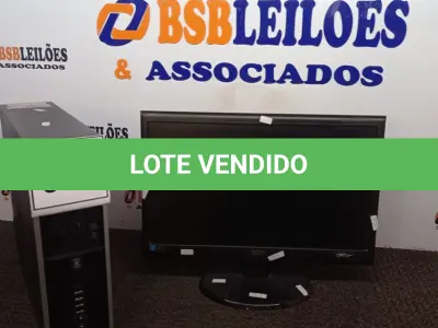 LOTE 389 - 01 CPU MARCA HP E 01 MONITOR MARCA AOC. (NO ESTADO) ATENÇÃO! FAZER A VISITAÇÃO ANTES DE ARREMATAR, NÃO SABEMOS SE FUNCIONA. LEILÃO NÃO TEM GARANTIA E NEM DEVOLUÇÃO, SUJEITO A POSSÍVEIS AVARIAS VISÍVEIS/OCULTAS E/OU AUSÊNCIA DE COMPONENTES.