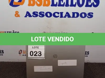 LOTE 023 - 01 NOTEBOOK HP. (NO ESTADO) ATENÇÃO! FAZER A VISITAÇÃO ANTES DE ARREMATAR, NÃO SABEMOS SE FUNCIONA. LEILÃO NÃO TEM GARANTIA E NEM DEVOLUÇÃO, SUJEITO A POSSÍVEIS AVARIAS VISÍVEIS/OCULTAS E/OU AUSÊNCIA DE COMPONENTES.