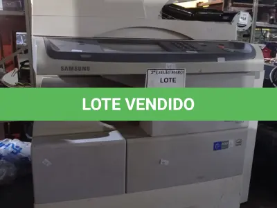 LOTE 269 - 01 IMPRESSORA SAMSUNG MULTIXPRESS 6555NX. (NO ESTADO) ATENÇÃO! FAZER A VISITAÇÃO ANTES DE ARREMATAR, NÃO SABEMOS SE FUNCIONA. LEILÃO NÃO TEM GARANTIA E NEM DEVOLUÇÃO, SUJEITO A POSSÍVEIS AVARIAS VISÍVEIS/OCULTAS E/OU AUSÊNCIA DE COMPONENTES.