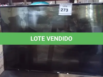 LOTE 273 - 01 TV LG 49” COM AVARIAS (NO ESTADO) ATENÇÃO! FAZER A VISITAÇÃO ANTES DE ARREMATAR, NÃO SABEMOS SE FUNCIONA. LEILÃO NÃO TEM GARANTIA E NEM DEVOLUÇÃO, SUJEITO A POSSÍVEIS AVARIAS VISÍVEIS/OCULTAS E/OU AUSÊNCIA DE COMPONENTES.