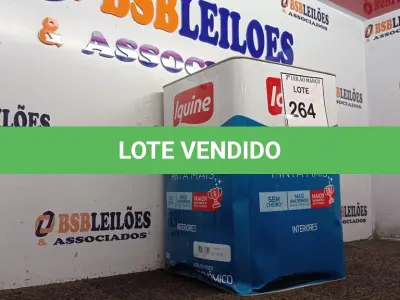 LOTE 264 - 01 LATA DE TINTA DIATEX IQUINE BASE P (NO ESTADO) ATENÇÃO! FAZER A VISITAÇÃO ANTES DE ARREMATAR, NÃO SABEMOS SE FUNCIONA. LEILÃO NÃO TEM GARANTIA E NEM DEVOLUÇÃO, SUJEITO A POSSÍVEIS AVARIAS VISÍVEIS/OCULTAS E/OU AUSÊNCIA DE COMPONENTES.