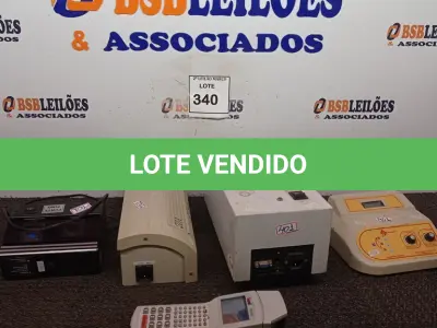 LOTE 340 - 01 LOTE COM EQUIPAMENTOS ELETRÔNICOS. (NO ESTADO) ATENÇÃO! FAZER A VISITAÇÃO ANTES DE ARREMATAR, NÃO SABEMOS SE FUNCIONA. LEILÃO NÃO TEM GARANTIA E NEM DEVOLUÇÃO, SUJEITO A POSSÍVEIS AVARIAS VISÍVEIS/OCULTAS E/OU AUSÊNCIA DE COMPONENTES.