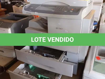 LOTE 377 - 01 IMPRESSORA SAMSUNG MULTIXPRESS 6555NX. (NO ESTADO) ATENÇÃO! FAZER A VISITAÇÃO ANTES DE ARREMATAR, NÃO SABEMOS SE FUNCIONA. LEILÃO NÃO TEM GARANTIA E NEM DEVOLUÇÃO, SUJEITO A POSSÍVEIS AVARIAS VISÍVEIS/OCULTAS E/OU AUSÊNCIA DE COMPONENTES.