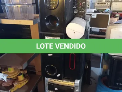 LOTE 399 - 03 APARELHOS DE SOM E 04 CAIXAS DE SOM MARCAS E MODELOS DIVERSOS. (NO ESTADO) ATENÇÃO! FAZER A VISITAÇÃO ANTES DE ARREMATAR, NÃO SABEMOS SE FUNCIONA. LEILÃO NÃO TEM GARANTIA E NEM DEVOLUÇÃO, SUJEITO A POSSÍVEIS AVARIAS VISÍVEIS/OCULTAS E/OU AUSÊNCIA DE COMPONENTES.
