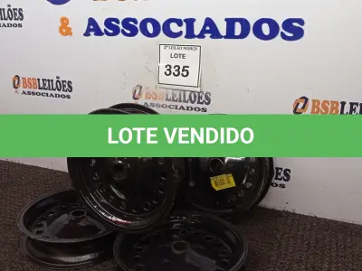 LOTE 335 - 05 RODAS DE CARRINHO DE MÃO. (NO ESTADO) ATENÇÃO! FAZER A VISITAÇÃO ANTES DE ARREMATAR, NÃO SABEMOS SE FUNCIONA. LEILÃO NÃO TEM GARANTIA E NEM DEVOLUÇÃO, SUJEITO A POSSÍVEIS AVARIAS VISÍVEIS/OCULTAS E/OU AUSÊNCIA DE COMPONENTES.