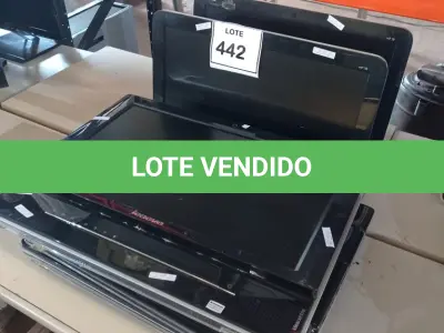 LOTE 442 - 05  ALL IN ONE SENDO 3 LENOVO E 2 HP COM AVARIAS. (NO ESTADO) ATENÇÃO! FAZER A VISITAÇÃO ANTES DE ARREMATAR, NÃO SABEMOS SE FUNCIONA. LEILÃO NÃO TEM GARANTIA E NEM DEVOLUÇÃO, SUJEITO A POSSÍVEIS AVARIAS VISÍVEIS/OCULTAS E/OU AUSÊNCIA DE COMPONENTES.