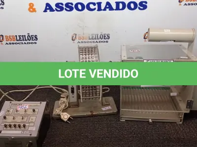 LOTE 309 - 01 LOTE COM MATERIAIS PARA LABORATÓRIO.  (NO ESTADO) ATENÇÃO! FAZER A VISITAÇÃO ANTES DE ARREMATAR, NÃO SABEMOS SE FUNCIONA. LEILÃO NÃO TEM GARANTIA E NEM DEVOLUÇÃO, SUJEITO A POSSÍVEIS AVARIAS VISÍVEIS/OCULTAS E/OU AUSÊNCIA DE COMPONENTES.