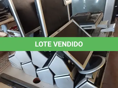 LOTE 408 - 01 LOTE C/ APROXIMADAMENTE 13 MONITORES LCD MARCAS E MODELOS DIVERSOS, 02 CPU´S, 08 SCANNERS E 01 IMPRESSORA DE ETIQUETA. (NO ESTADO) ATENÇÃO! FAZER A VISITAÇÃO ANTES DE ARREMATAR, NÃO SABEMOS SE FUNCIONA. LEILÃO NÃO TEM GARANTIA E NEM DEVOLUÇÃO, SUJEITO A POSSÍVEIS AVARIAS VISÍVEIS/OCULTAS E/OU AUSÊNCIA DE COMPONENTES.