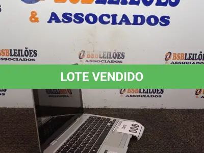 LOTE 006 - 01 NOTEBOOK SEM MARCA APARENTE MODELO 116ª. (NO ESTADO) ATENÇÃO! FAZER A VISITAÇÃO ANTES DE ARREMATAR, NÃO SABEMOS SE FUNCIONA. LEILÃO NÃO TEM GARANTIA E NEM DEVOLUÇÃO, SUJEITO A POSSÍVEIS AVARIAS VISÍVEIS/OCULTAS E/OU AUSÊNCIA DE COMPONENTES.