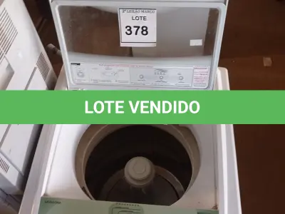 LOTE 378 -  01 MÁQUINA DE LAVAR ROUPAS BRASTEMP 6KG 220V. (NO ESTADO) ATENÇÃO! FAZER A VISITAÇÃO ANTES DE ARREMATAR, NÃO SABEMOS SE FUNCIONA. LEILÃO NÃO TEM GARANTIA E NEM DEVOLUÇÃO, SUJEITO A POSSÍVEIS AVARIAS VISÍVEIS/OCULTAS E/OU AUSÊNCIA DE COMPONENTES.