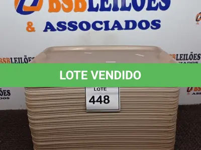 LOTE 448 - 01 LOTE C/ APROXIMADAMENTE 35 BANDEJAS P/LANCHONETE. (NO ESTADO) ATENÇÃO! FAZER A VISITAÇÃO ANTES DE ARREMATAR, NÃO SABEMOS SE FUNCIONA. LEILÃO NÃO TEM GARANTIA E NEM DEVOLUÇÃO, SUJEITO A POSSÍVEIS AVARIAS VISÍVEIS/OCULTAS E/OU AUSÊNCIA DE COMPONENTES.