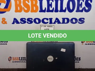 LOTE 039 - 01 NOTEBOOK DELL. (NO ESTADO) ATENÇÃO! FAZER A VISITAÇÃO ANTES DE ARREMATAR, NÃO SABEMOS SE FUNCIONA. LEILÃO NÃO TEM GARANTIA E NEM DEVOLUÇÃO, SUJEITO A POSSÍVEIS AVARIAS VISÍVEIS/OCULTAS E/OU AUSÊNCIA DE COMPONENTES.
