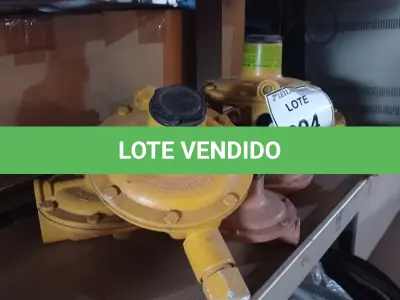 LOTE 394 - 01 LOTE C/APROXIMADAMENTE 07 REGULADORES DE GÁS MARCAS E MODELOS DIVERSOS. (NO ESTADO) ATENÇÃO! FAZER A VISITAÇÃO ANTES DE ARREMATAR, NÃO SABEMOS SE FUNCIONA. LEILÃO NÃO TEM GARANTIA E NEM DEVOLUÇÃO, SUJEITO A POSSÍVEIS AVARIAS VISÍVEIS/OCULTAS E/OU AUSÊNCIA DE COMPONENTES.