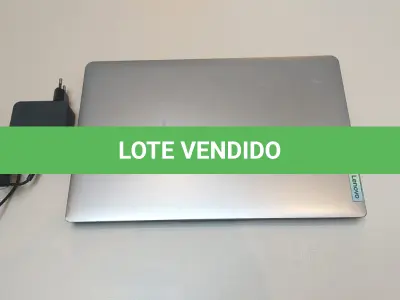 LOTE 201 - 01 NOTEBOOK LENOVO AMD RYZEN 5 5500U 8GB C/ CARREGADOR NA COR PRATA. (NO ESTADO) ATENÇÃO! FAZER A VISITAÇÃO ANTES DE ARREMATAR, NÃO SABEMOS SE FUNCIONA. LEILÃO NÃO TEM GARANTIA E NEM DEVOLUÇÃO, SUJEITO A POSSÍVEIS AVARIAS VISÍVEIS/OCULTAS E/OU AUSÊNCIA DE COMPONENTES.