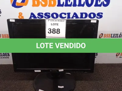 LOTE 388 - 01 MONITOR LCD ITAUTEC.  (NO ESTADO) ATENÇÃO! FAZER A VISITAÇÃO ANTES DE ARREMATAR, NÃO SABEMOS SE FUNCIONA. LEILÃO NÃO TEM GARANTIA E NEM DEVOLUÇÃO, SUJEITO A POSSÍVEIS AVARIAS VISÍVEIS/OCULTAS E/OU AUSÊNCIA DE COMPONENTES.