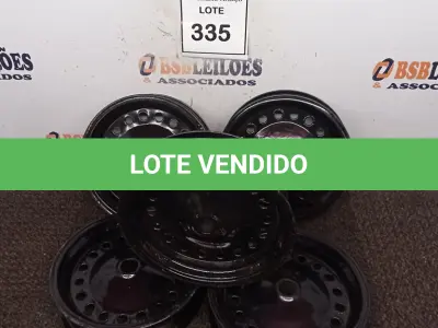 LOTE 335 - 05 RODAS DE CARRINHO DE MÃO. (NO ESTADO) ATENÇÃO! FAZER A VISITAÇÃO ANTES DE ARREMATAR, NÃO SABEMOS SE FUNCIONA. LEILÃO NÃO TEM GARANTIA E NEM DEVOLUÇÃO, SUJEITO A POSSÍVEIS AVARIAS VISÍVEIS/OCULTAS E/OU AUSÊNCIA DE COMPONENTES.