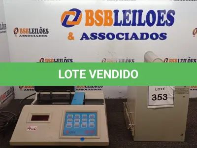 LOTE 353 - 01 LOTE COM MATERIAIS PARA LABORATÓRIO.  (NO ESTADO) ATENÇÃO! FAZER A VISITAÇÃO ANTES DE ARREMATAR, NÃO SABEMOS SE FUNCIONA. LEILÃO NÃO TEM GARANTIA E NEM DEVOLUÇÃO, SUJEITO A POSSÍVEIS AVARIAS VISÍVEIS/OCULTAS E/OU AUSÊNCIA DE COMPONENTES.