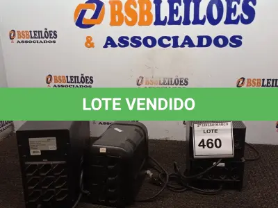 LOTE 460 - 01 NOBREAK E 03 ESTABILIZADORES. (NO ESTADO) ATENÇÃO! FAZER A VISITAÇÃO ANTES DE ARREMATAR, NÃO SABEMOS SE FUNCIONA. LEILÃO NÃO TEM GARANTIA E NEM DEVOLUÇÃO, SUJEITO A POSSÍVEIS AVARIAS VISÍVEIS/OCULTAS E/OU AUSÊNCIA DE COMPONENTES.