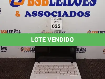 LOTE 025 - 01 NOTEBOOK POSITIVO. (NO ESTADO) ATENÇÃO! FAZER A VISITAÇÃO ANTES DE ARREMATAR, NÃO SABEMOS SE FUNCIONA. LEILÃO NÃO TEM GARANTIA E NEM DEVOLUÇÃO, SUJEITO A POSSÍVEIS AVARIAS VISÍVEIS/OCULTAS E/OU AUSÊNCIA DE COMPONENTES.