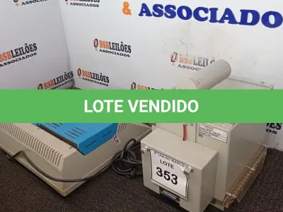 LOTE 353 - 01 LOTE COM MATERIAIS PARA LABORATÓRIO.  (NO ESTADO) ATENÇÃO! FAZER A VISITAÇÃO ANTES DE ARREMATAR, NÃO SABEMOS SE FUNCIONA. LEILÃO NÃO TEM GARANTIA E NEM DEVOLUÇÃO, SUJEITO A POSSÍVEIS AVARIAS VISÍVEIS/OCULTAS E/OU AUSÊNCIA DE COMPONENTES.