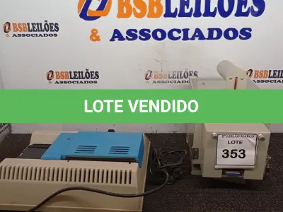 LOTE 353 - 01 LOTE COM MATERIAIS PARA LABORATÓRIO.  (NO ESTADO) ATENÇÃO! FAZER A VISITAÇÃO ANTES DE ARREMATAR, NÃO SABEMOS SE FUNCIONA. LEILÃO NÃO TEM GARANTIA E NEM DEVOLUÇÃO, SUJEITO A POSSÍVEIS AVARIAS VISÍVEIS/OCULTAS E/OU AUSÊNCIA DE COMPONENTES.