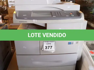 LOTE 377 - 01 IMPRESSORA SAMSUNG MULTIXPRESS 6555NX. (NO ESTADO) ATENÇÃO! FAZER A VISITAÇÃO ANTES DE ARREMATAR, NÃO SABEMOS SE FUNCIONA. LEILÃO NÃO TEM GARANTIA E NEM DEVOLUÇÃO, SUJEITO A POSSÍVEIS AVARIAS VISÍVEIS/OCULTAS E/OU AUSÊNCIA DE COMPONENTES.